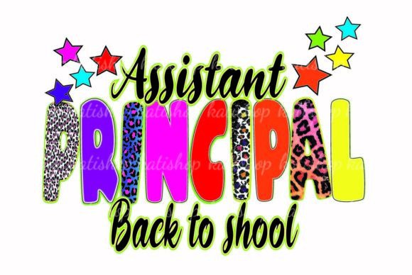Assistant Principal Back to School PNG: Graphics for Crafts & Content