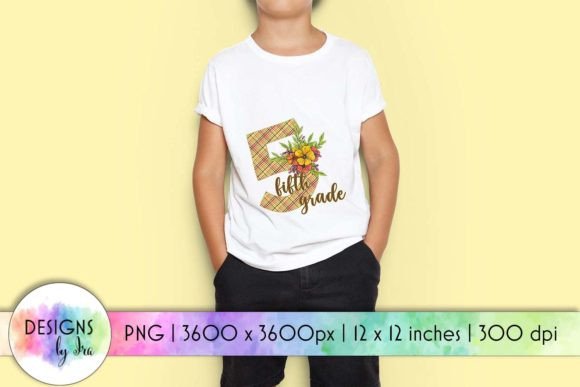 Back to School 5th Grade Sublimation Graphics