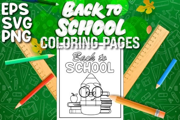Back to School Coloring Pages Vol-19: Graphics for Real Publishing