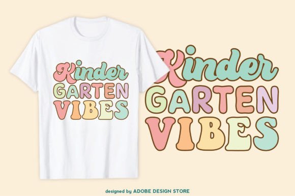 Back to School Kindergarten Vibes: Graphics for Crafts