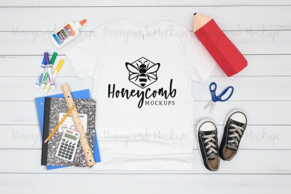 Back to School Mockup: Graphics for Baby & Youth Content