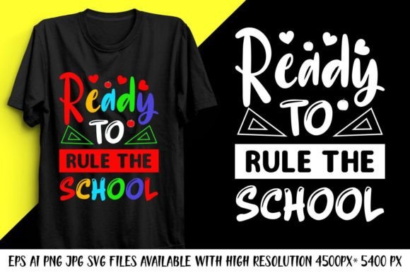 Back to School Vintage T-Shirt Design Graphics