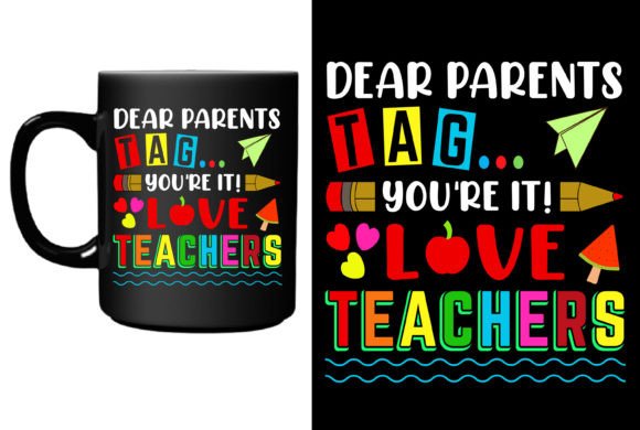 Dear Parents Tag Back to School SVG Graphics