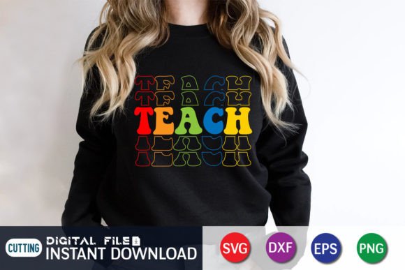 Funny Teach Back to School SVG Graphics for T-Shirt Designs
