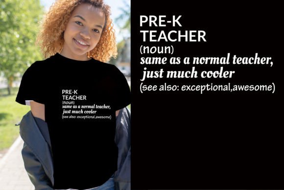 Pre-k Teacher Back to School T-Shirt SVG Graphics